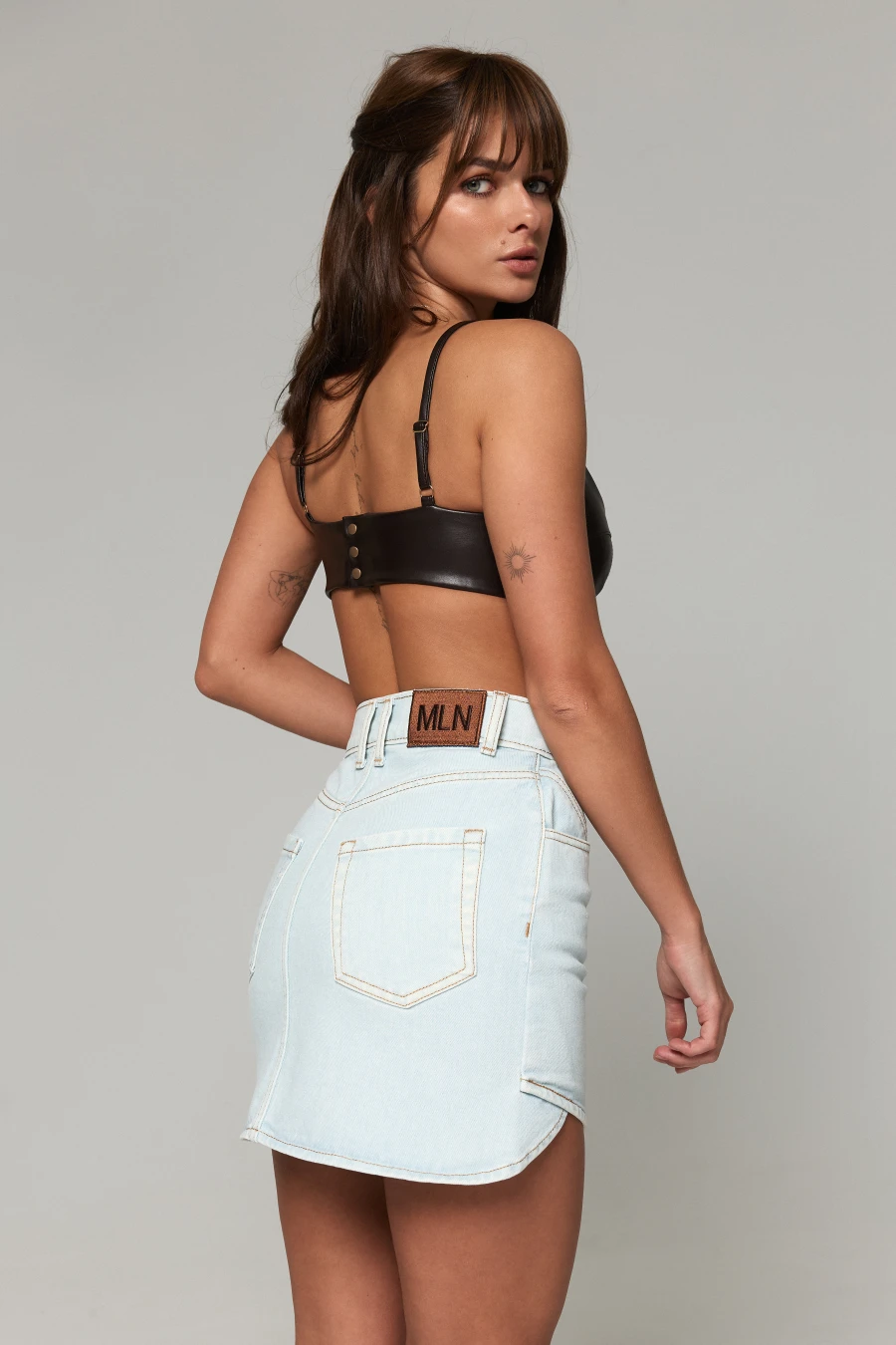 Спідниця міні джинс