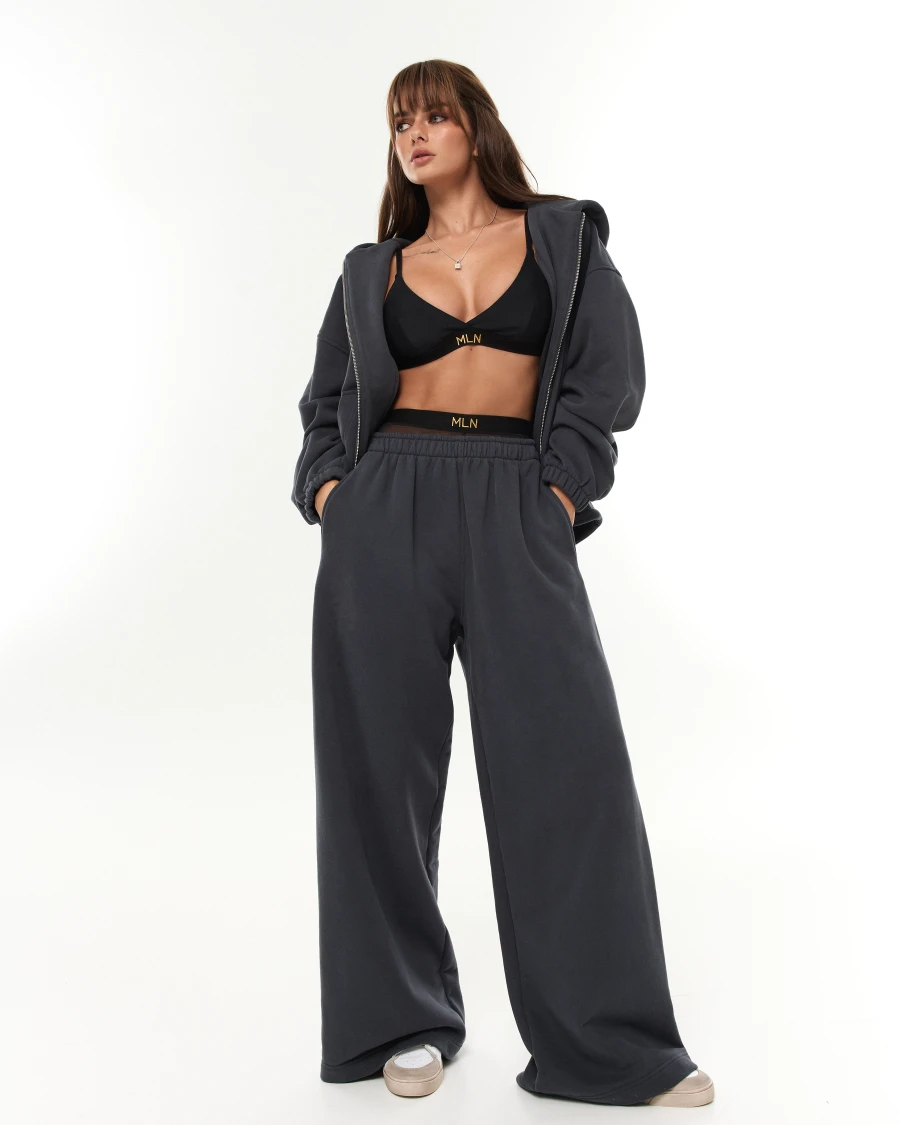 Брюки палаццо terry fleece 26/27