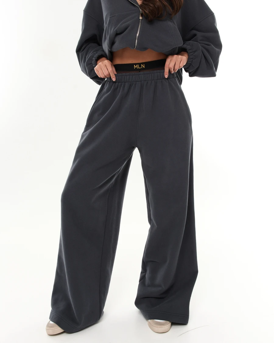 Брюки палаццо terry fleece 26/27