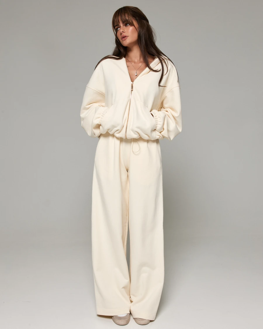 Брюки палаццо terry fleece 26/27