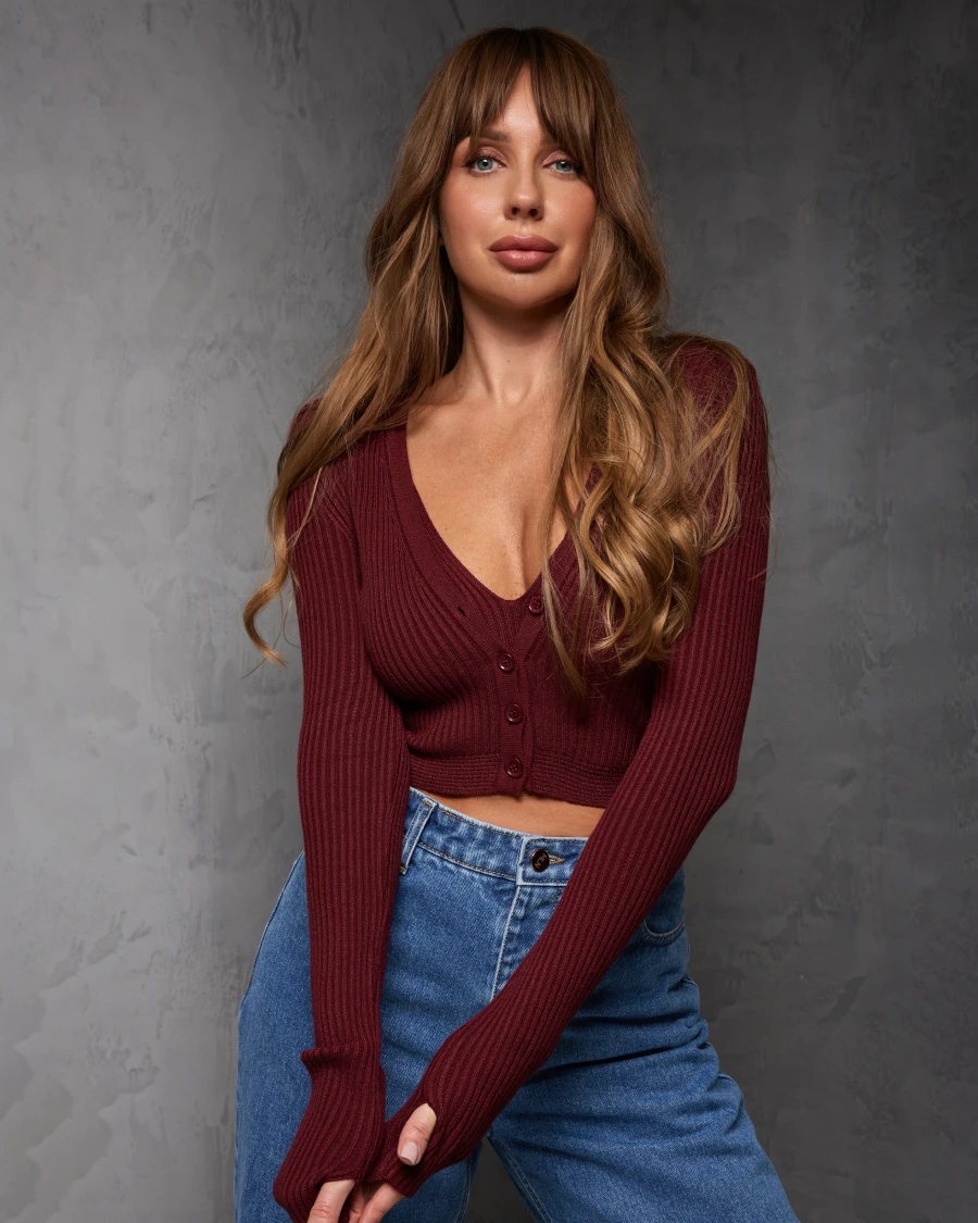 Кардиган кроп