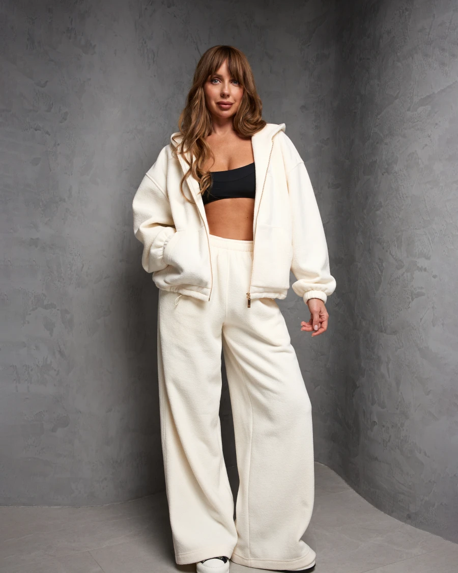 Брюки палаццо terry fleece 26/27